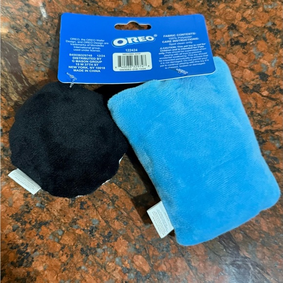 Oreo cookie milk cat kitten 5” toy plush catnip new - Picture 2 of 2